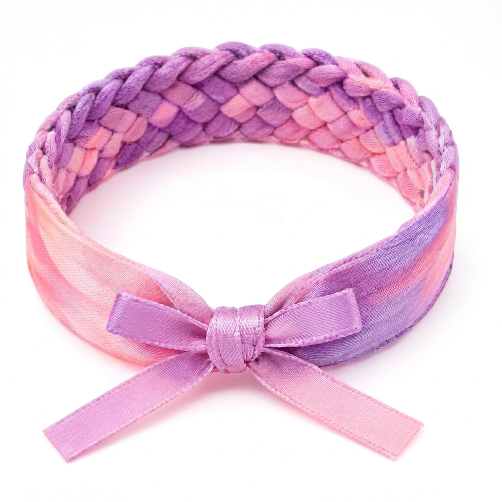 Pastel Twilight Gradient Braided Accessory Band