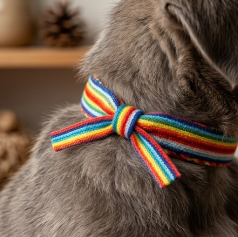 10Pcs-Vibrant Rainbow Braided Fabric Accessory Band