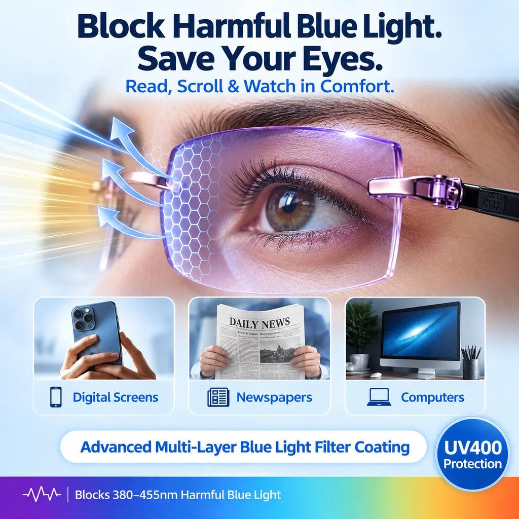 The PrismZoom Pro - Auto-Focus Reading Glasses