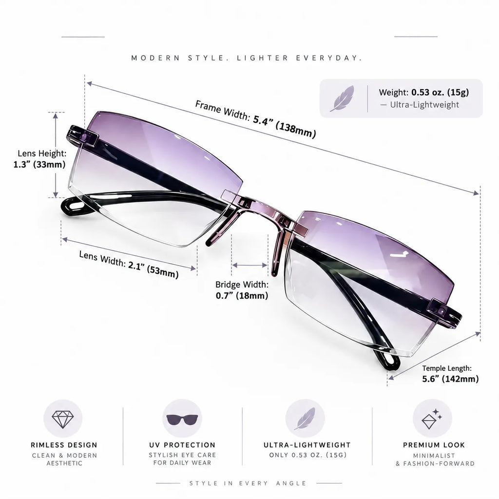 The PrismZoom Pro - Auto-Focus Reading Glasses