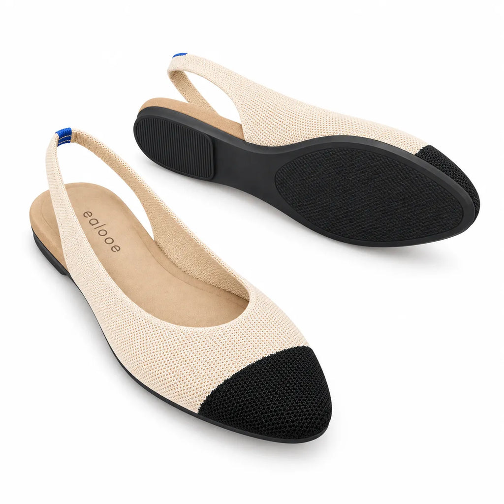 The Almond Slingback - Conch Captoe