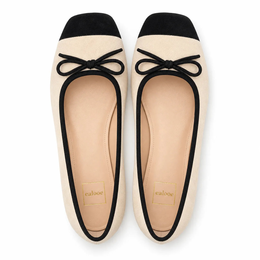 The Ballet Steps - Chestnut Wide-Toe Suede