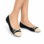 The Ballet Steps - Chestnut Wide-Toe Suede