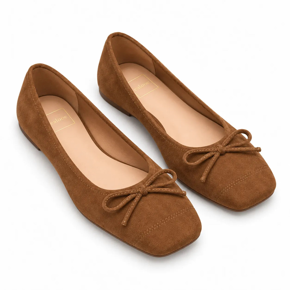 The Ballet Steps - Chestnut Wide-Toe Suede