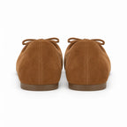 The Ballet Steps - Chestnut Wide-Toe Suede
