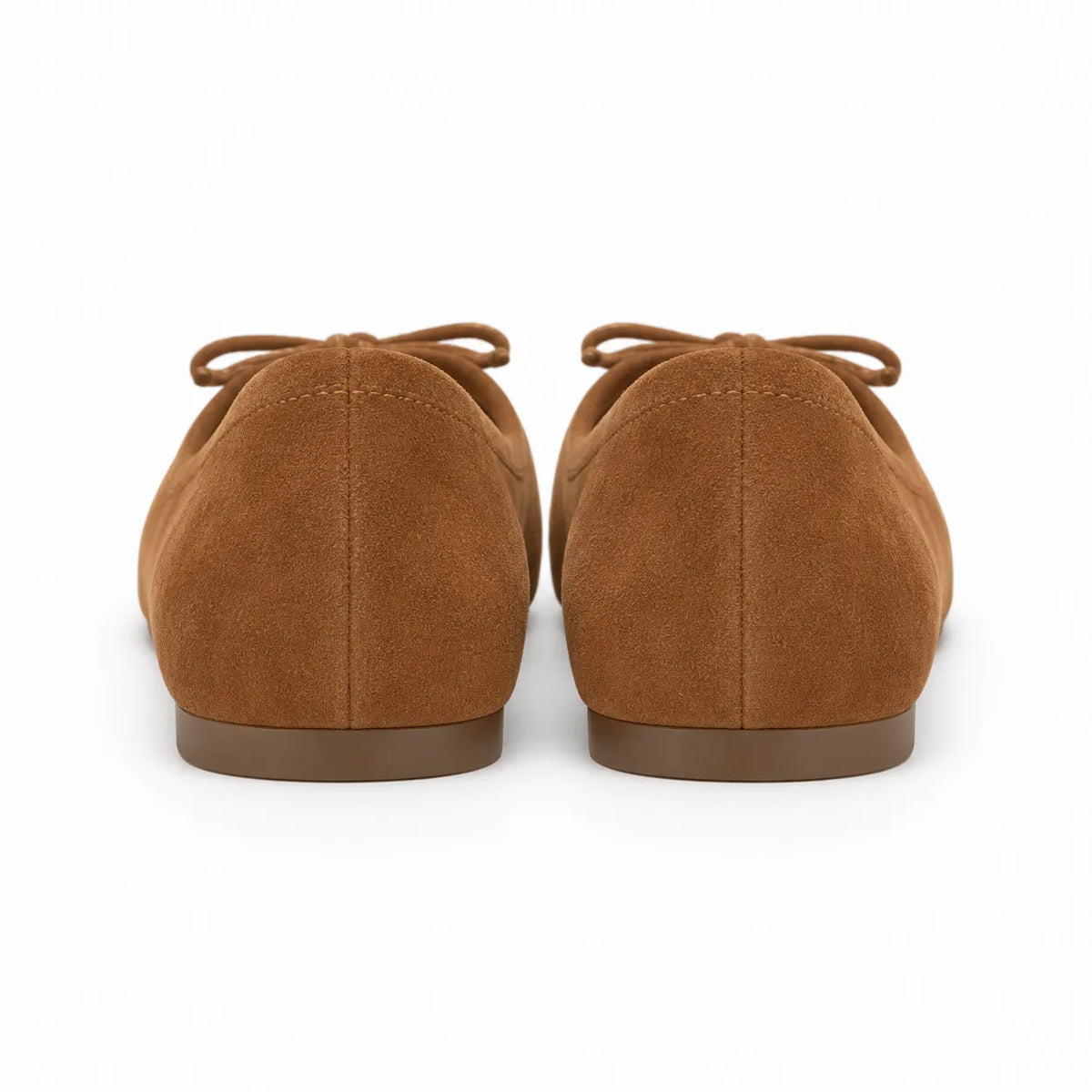 The Ballet Steps - Chestnut Wide-Toe Suede