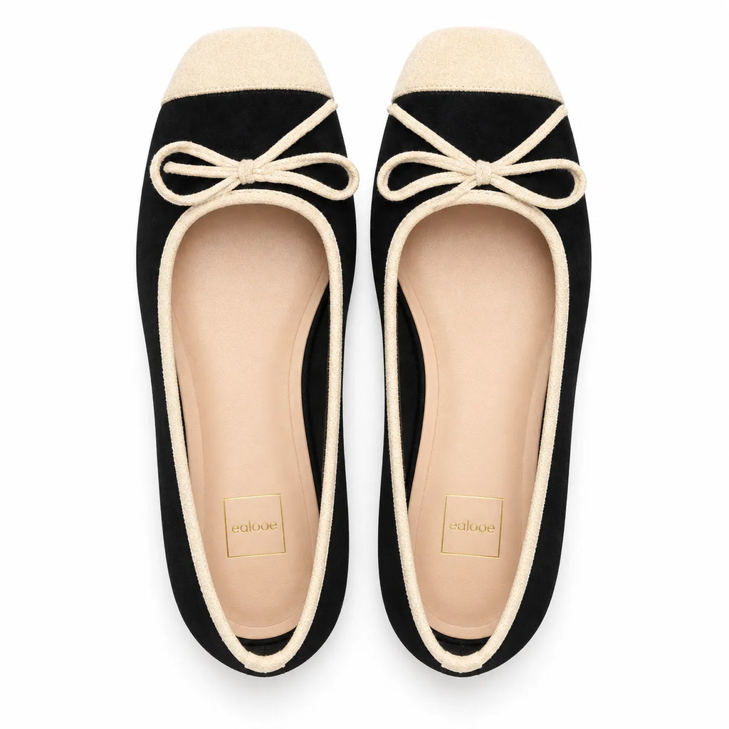The Ballet Steps - Chestnut Wide-Toe Suede