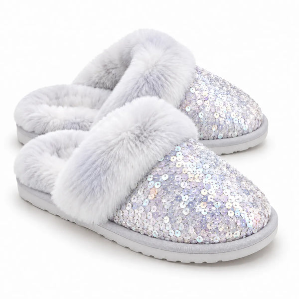 The Glitz & Cloud Plush Slippers