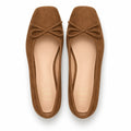 The Ballet Steps - Chestnut Wide-Toe Suede